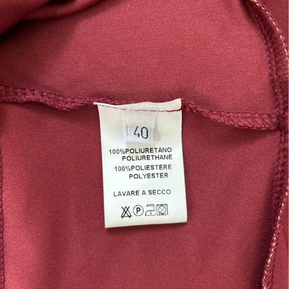 So Allure Italian Tier Ruffled Long Elegant Brown Chestnut Croc Print Skirt NWT - Picture 6 of 11